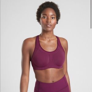 Athleta Glory 2.0 Bra 38D Beach Plum EUC
